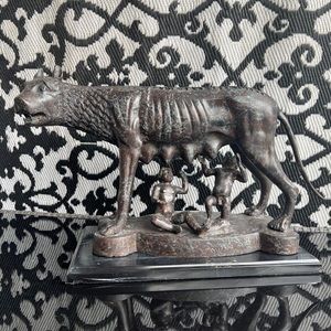 Romulus and Ramus, 
9/100

Height 15 1/2" X Width 8” 40LBS